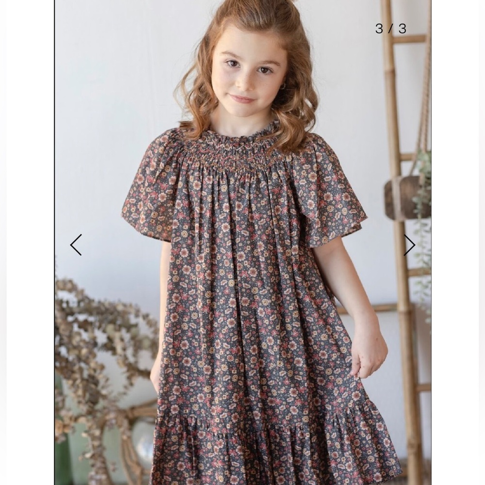 NWT Gabby Girls Evelyn Floral Dress Sz 4